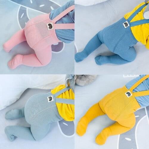 6pcs/lot 0-3T Baby Boys Girls Soft Cotton Warm Tight Autumn Kids Pantyhose Infant Children Big PP Tights Wholesale 2017 New Fall