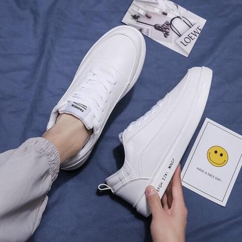 Men Shoes Sneakers White Mens 2021 Summer Board Zapatillas Hombre Chaussure Homme