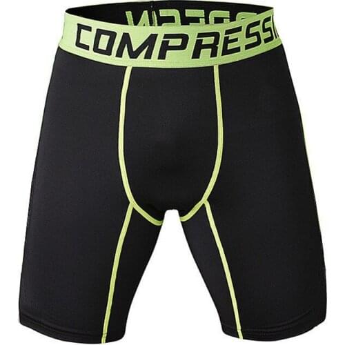 Mens Running Compression Shorts Bodybuilding Workout Tights Sweatpants Quick Dry Crossfit Short Pants Gym Fitness Sport Leggings