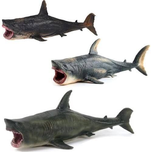 New Megalodon Model Decoration Deep Sea Shark Great White Shark Simulation Model Family Collection Gift Crafts
