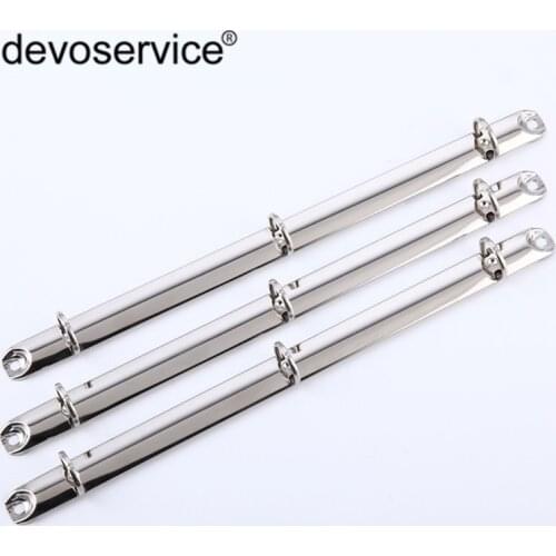 New 1PC 205mm DIY Metal Spiral Binder Clip Loose-leaf Stainless Steel Binder File Folder Diary Clips Binding Ring Buckle Rings