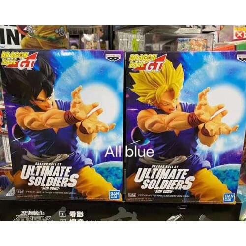 Original banpresto DBZ SSJ GT GOKU Ultimate Soldiers Figure Hiei Action Figure Model Toys Anime Brinquedos Figurals