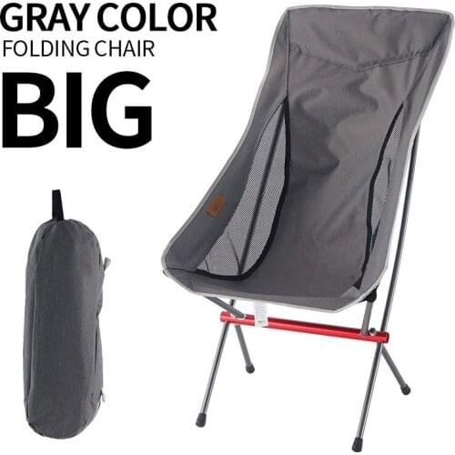 Outdoor Lightweight Folding Chair Portable Aluminum alloy High Loading Camping Seat Hiking Fishing Travel Leisure Tool Chairs