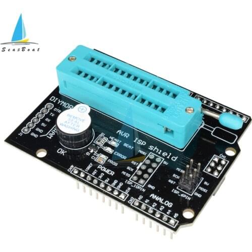 AVR ISP Programmable Expansion Shield Board Module For Arduino Uno R3 Mega2560 Atmega328P Nano Pro Mini Bootloader Burner