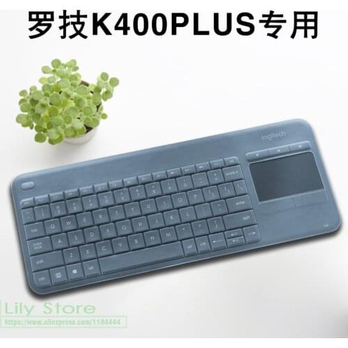For Logitech K400 Plus Wireless Touch TV Keyboard Silicone Dustproof mechanical Wireless Bluetooth keyboard Cover Protector
