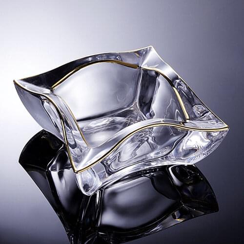 Creative Office Living Room Hotel Cool Ashtray Stylish Multi-Function Crystal Transparent Fashion Glass Ashtray skull ashtray