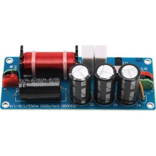 150W Speaker Crossover High-Low 4-8 Ohm Frequency Divider for Car Speaker Car Horn