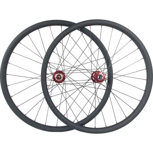 29er MTB XC lefty 2.0 tubeless carbon wheelset 28mm asymmetric 24H 28H 32H UD 3K 12K left hand 2 wheels SHN 10s 11s XX1 12s