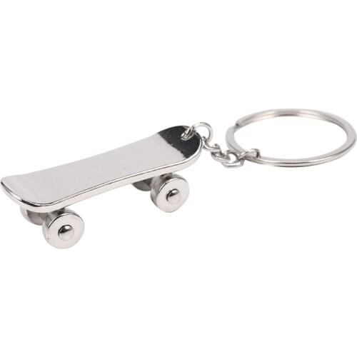 3D Skateboard Model Keychain Pendant Decorative Birthday Gift for Adults Children