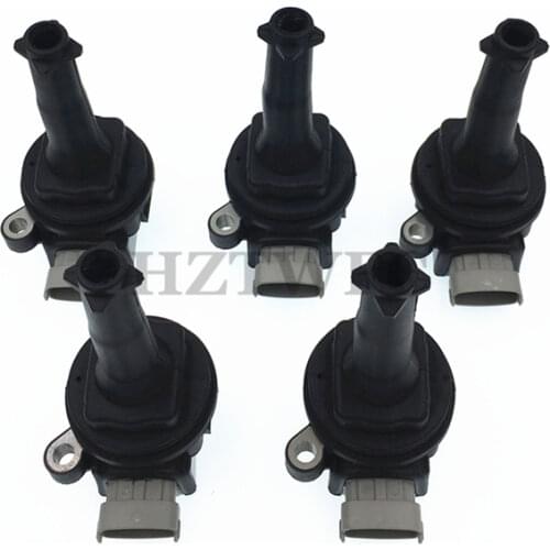 5PCS New Ignition Coil For Volvo V50 C30 C70 S40 S60 V70 S80 For FORD FOCUS KUGA MONDEO S-MAX 2.0 2.4 2.5 0221604010