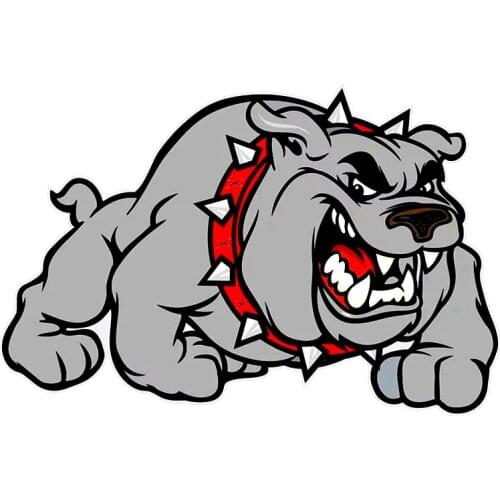 A-0026# Printed Self-adhesive Decal Angry Pitbull Car Sticker Waterproof Auto Decors on Bumper Rear Window