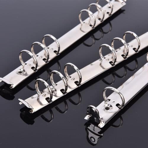 A4 B5 A5 Binder File Folder Loose Leaf Spiral Album Notebook Metal Clip Ring Binder DIY Fill Paper Storage Folder Accessories