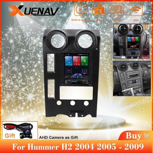 Android 10 Car Multimedia Player Audio Radio stereo For Hummer H2 2004 2005 - 2009 GPS Navi Wifi Head Unit IPS DSP Tesla Screen