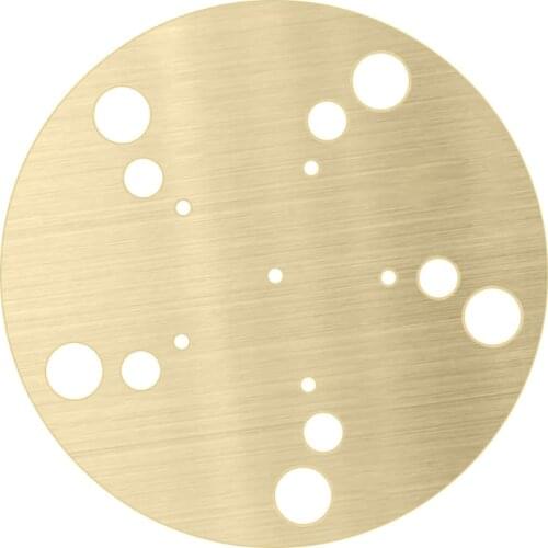 Y1AE Anti-static Slipmat Record Mat Pure Brass Turntable Platter Mat for Vinyl Record Music Recording Equipment