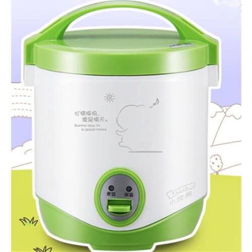 Free shipping 200w power 1.0L capacity AC220-240V mini rice cooker lunch box suited for 1-2 people Stew pot