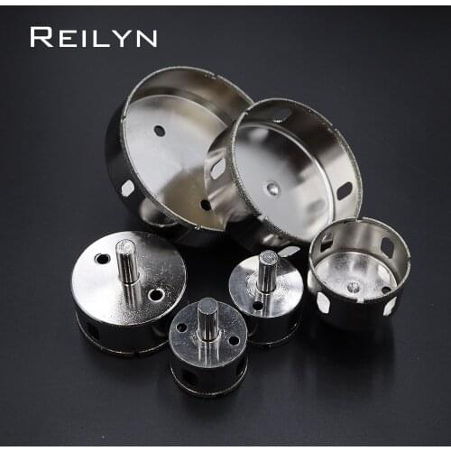 Free Shipping Glass Hole Saw Rounding rounding polish Drill Bit 40-100mm Rotary tool drilling Glass/Diamond/Jade/Ceramics