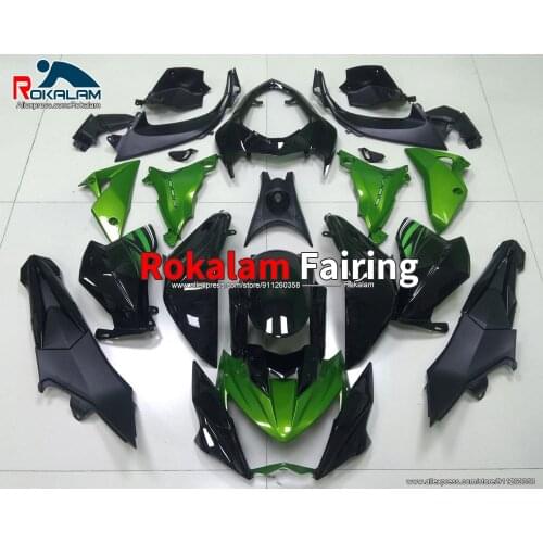 For Kawasaki Z800 2013 2014 2015 2016 Z 800 13 16 Bodywork Green Black ABS Aftermarket Motorcycle Cowling (Injection Molding)