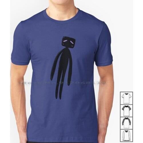 Enderman! T Shirt 100% Cotton Enderman Endermen Video Game Mojang Aesthetic Trending Cute Cartoon Shy Creative Trending Vintage