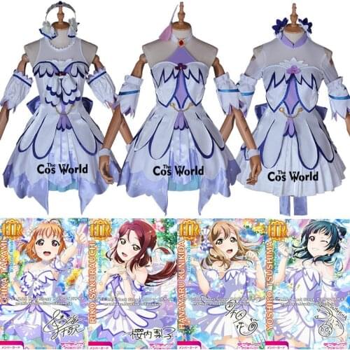 Love Live Sunshine Aqours Brightest Melody 9 Characters Kurosawa Ruby Dia Hanamaru Yoshiko You Dress Uniform Cosplay Costumes