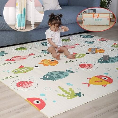 Childrens Rugs Foldable Baby Play Mat Xpe Puzzle Educational Games Blanket Infant Soft Climbing Pad Waterproof Non-slip Carpet