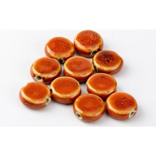 15# 20pcs Round Shape Sphere Ceramic beads not glass not hama China Ceramics beads #A522A