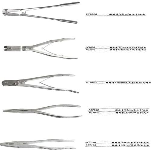 JZ medical Small animal orthopedic instrument Strong Stainless steel wire scissors bone plate screw Kirschner wire needle shears