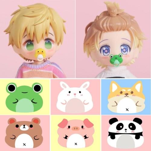 Cute BJD doll accessories OB11 doll baby pacifier, suitable for 1/6 1/8, 1/12bjd, GSC, holala, Obitsu11 doll toy accessories