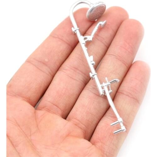 8.5cm Dollhouse Bathroom Miniature Bathroom Bath Shower Faucet