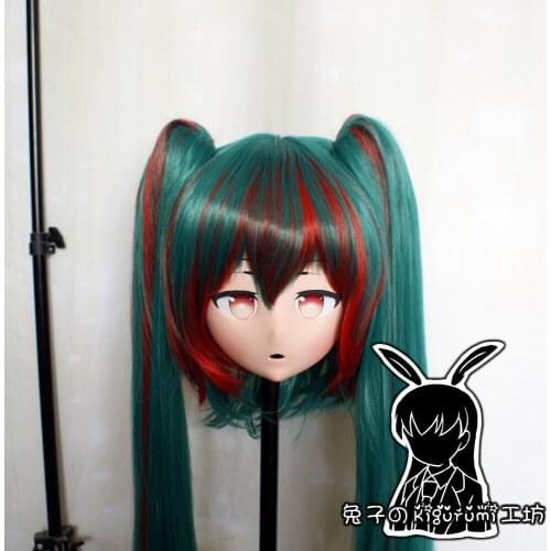 RB678)Quality Handmade Female/Girl Resin Japanese Anime Cartoon Character Cosplay Dragon King Kigurumi Mask
