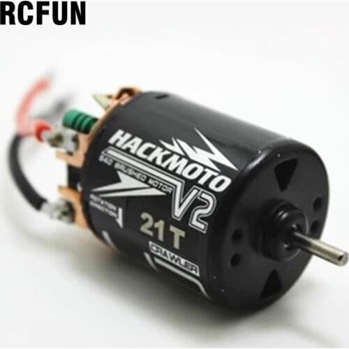 Brushed Hack motor 540 for RC Car 1/10 Rock Crawler 4WD Vehicle F117 RC Car Parts F117 YEAH RACING 21T 35T 45T 80T