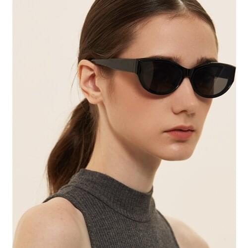 2021 New Fashion Cat Eye Sunglasses For Female Man Luxury Designe Retro Cateye Sun Glasses Male Outdoor Driving Eyewear UV400