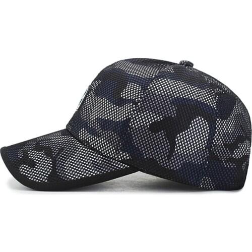 Tactical Military Cap Army Camouflage Hunting Mesh Cap Breathable Outdoor Sports Baseball Cap Adjustable Snapback Sun Hat f