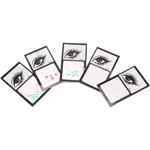 Eyeshadow Face Sticker Jewel Eyes Makeup Crystal Eyes Sticker Fashion Tattoo Diamond Makeup Eyeliner
