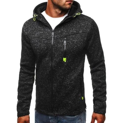 Plus Size 3XL Hoodie Sweatshirts Men 2018 Autumn Winter Long Sleeve Hoodies Men Sweatshirt Streetwear Slim Zipper Tracksuit Coat