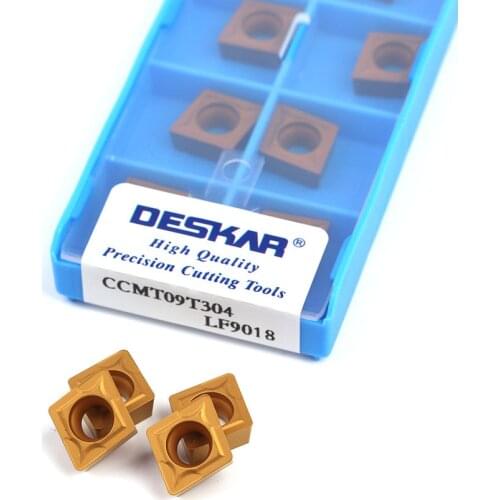 DESKAR CCMT060204 CCMT09T304 CCMT09T308 CCMT060208 LF9018 carbide insert turning tool internal lathe insert high quality product