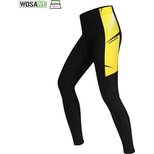 WOSAWE Spring Summer Cycling Pants With 3D Gel Pad Cycling Tights MTB Bike Pants Downhill Bicycle Pants Cycling Trousers