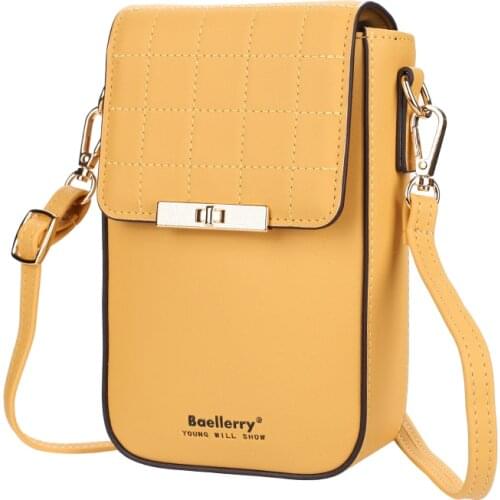 MINI Womens Leather Luxury Brand Designer Shoulder Bag Phone Pocket Cards Holder Purse Girl Crossbody Messenger Bags
