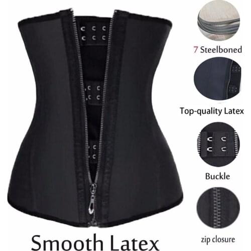 Women Waist Trainer Belt Body Shaper Breathable Tummy Control Belt Underbust Corset With Zipper Slimming Girdle Shapwear