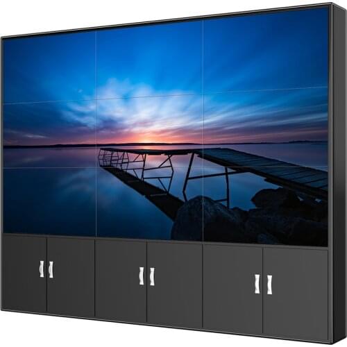 DID 55 inch 1.7mm LCD Video Wall 3x3 monitor video wall Narrow Bezel for LCD advertising display digital signage