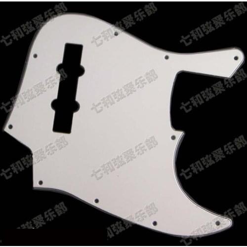 3Ply 10 Hole White Bass Pickguard Anti-scratch Plate