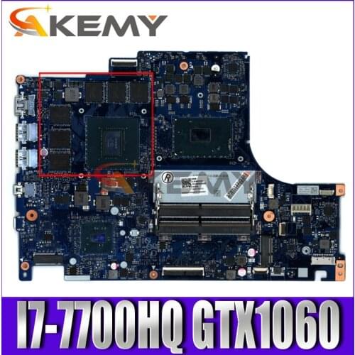Akemy For Lenovo Y520-15IKBM Laptop Motherboard DY520 NM-B391 Motherboard CPU i7-7700HQ GPU GTX1060 Tested 100% Work