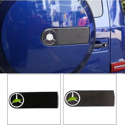 Car ABS Spare Tire Logo Trim Decorative Trim For Mercedes Benz G Class W463 W464 G500 2004-2020 Car Accessories
