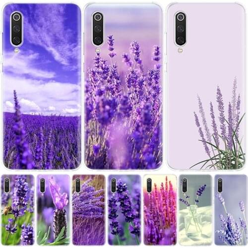 Simple lavender Purple flowers Phone Case for Xiaomi Note 10 Mi 11 9 8 CC9 5X 6X A1 A2 A3 9T 10T Lite Pro Poco F1 X3 NFC F3 Cove