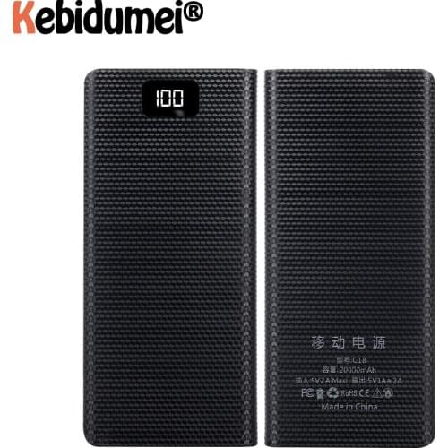 Kebidumei DIY 8*18650 Power Bank Case Battery Shell External 5V Battery Charge Storage Box Shell For Charging Mobile Phones New