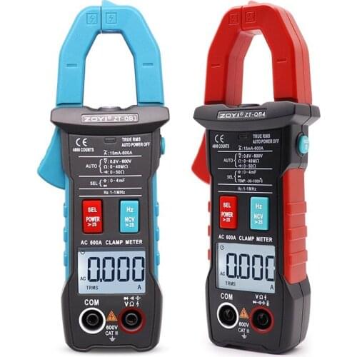 Digital Amper Clamp Meter Multimeter Current Clamp Pincers Voltmeter Ammeter AC 600A AC/DC Voltage Ohm Current Tester