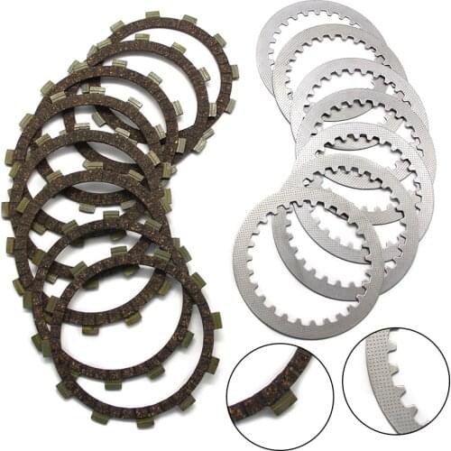 Clutch Friction Disc Plate Kit For Yamaha TT600L TT600N 59X TT600W 2JT/3SW1 TT600K TT600E TT600R 5CH3/4 TT600RE OEM:360-16325-00