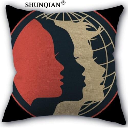 New Arrival women march on washington logo Custom cotton Pillowcases zipper Custom Pillow Case More Size Custom your image gift