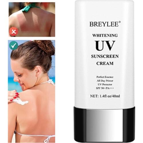 Whitening UV Sunscreen Cream SPF50 Sunblock PA+++ Moisturizing Anti Aging Dust Oil Control Reduce Melanin Facial Sunscreen TSLM1