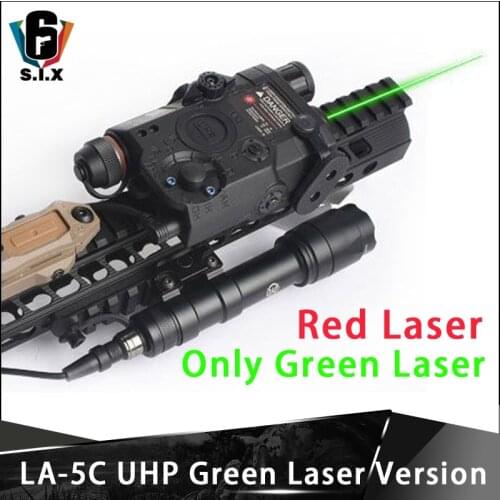 Tactical Airsoft PEQ 15 LA-5C UHP Flashlight With Remote Switch ONLY Green And Red Laser Version NO IR And White Light