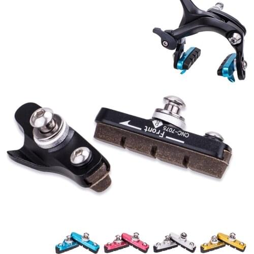 Road Bike Brake Pads Replaceable Brake shoes for aluminium Alloy Rims Brake capliers C-Brake Pads Dura Ace Ultegra 105 Cartridge